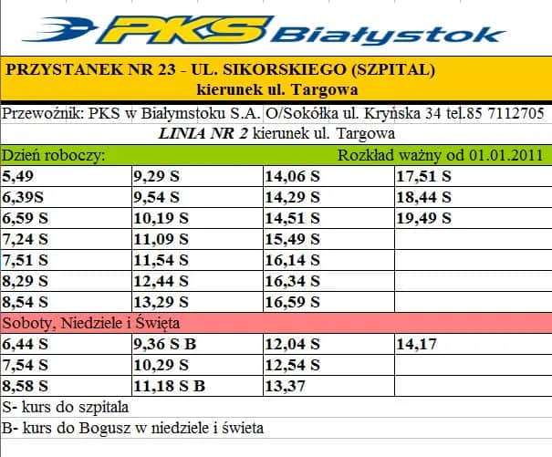 Rozkład jazdy Voyager Sokółka Białystok - Sprawdź aktualne godziny odjazdów