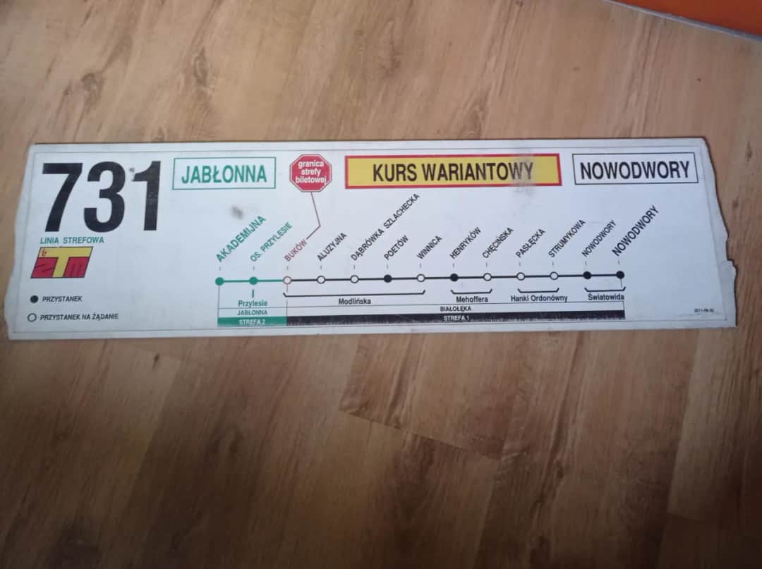 Rozkład jazdy 731 Legionowo – poznaj godziny i częstotliwość kursów