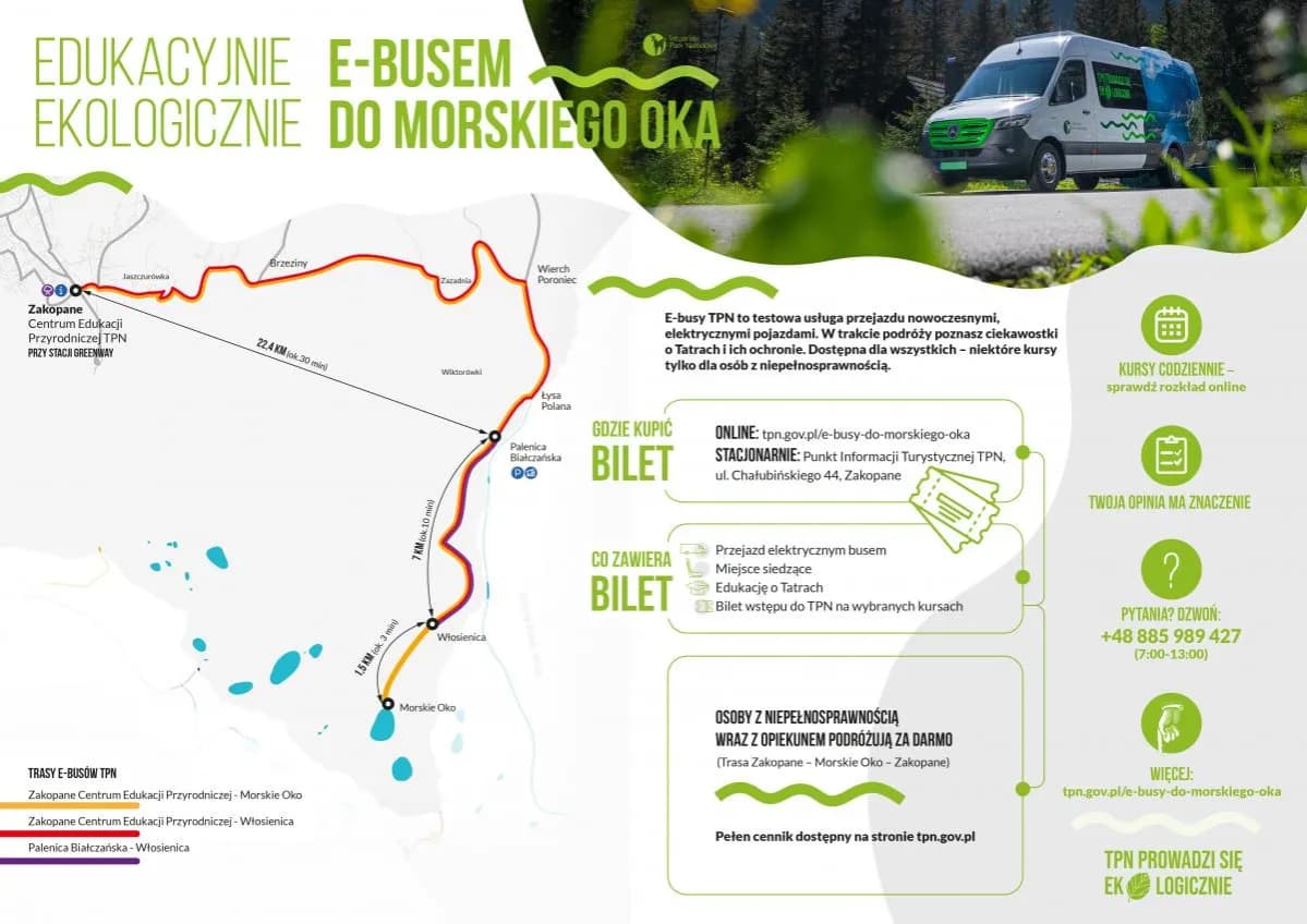Skąd odjeżdża bus nad Morskie Oko? Sprawdź najlepsze miejsca i trasy
